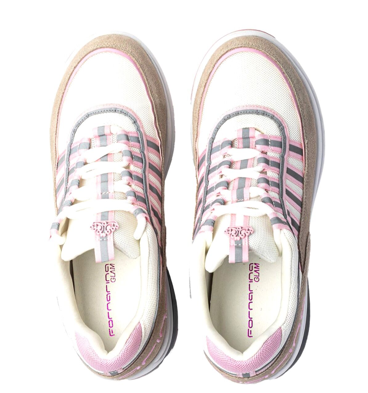 Sneaker Up Fornarina Rosa Beige TentazioneShop