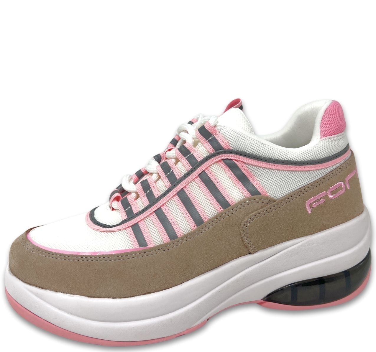 Sneaker Up Fornarina Rosa Beige TentazioneShop